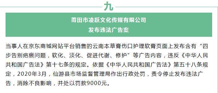莆田市凌跃文化传媒违规发布广告案警示 广告合规是企业立身之本